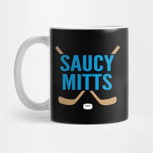 Saucy Mitts Hockey Logo Mug